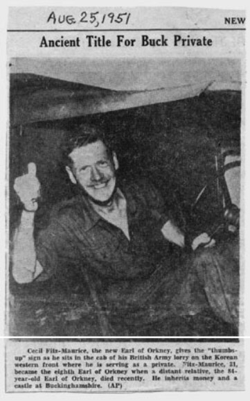 8th Earl of Orkney